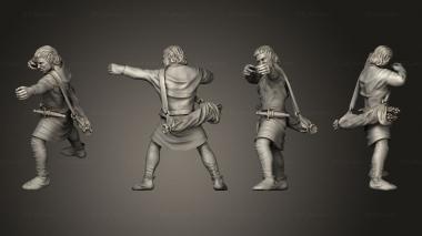 Military figurines Reconquer Archer  07 3d model