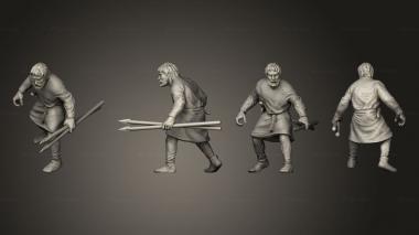Military figurines Reconquer Archer  09 3d model