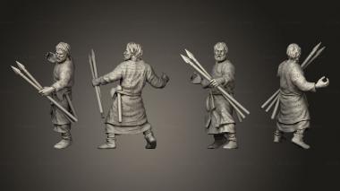 Military figurines Reconquer Archer 10 3d model