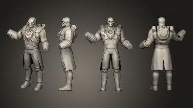 Military figurines red skull coc marvel 3d model