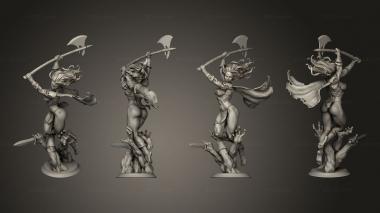 Military figurines Red Sonja Yan H 3d model