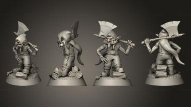 Military figurines redcaps  blood axe 3d model