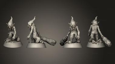 Military figurines redcaps basher 3d model