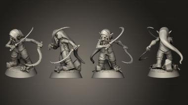 Military figurines redcaps hacksmith 3d model