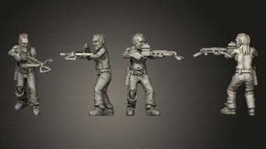 Military figurines Redneck Survivors generic  05 3d model