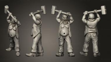 Military figurines Redneck Survivors generic  13 3d model