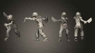 Military figurines Redneck Survivors generic  14 3d model
