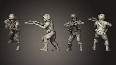 Military figurines remnant 01 3d model