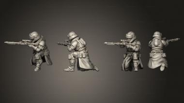 Military figurines remnant 02 3d model