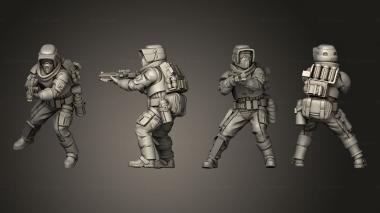 Military figurines remnant 08 3d model
