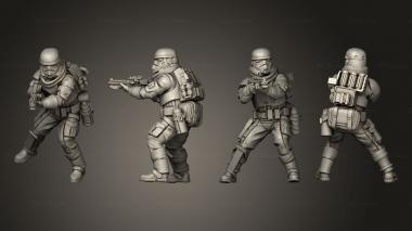 Military figurines remnant 13 3d model