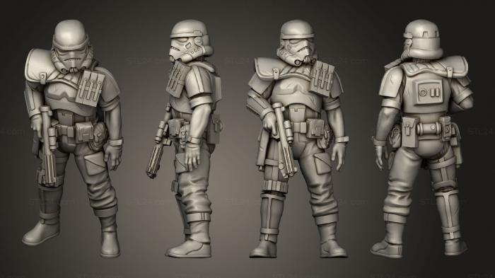 Military figurines (remnant 16, STKW_11434) 3D models for cnc