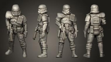 Military figurines remnant 16 3d model