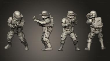 Military figurines remnant 19 3d model