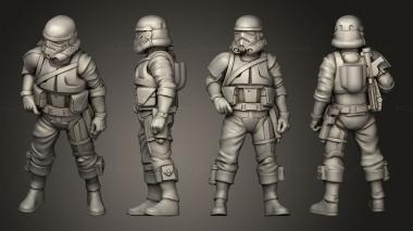 Military figurines remnant 20 3d model