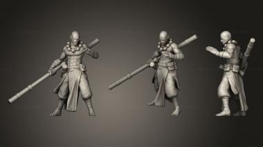 Military figurines Goliath Monk Miniature 3d model