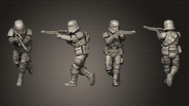 Military figurines remnant 23 3d model