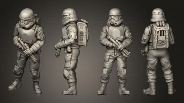 Military figurines remnant 24 3d model