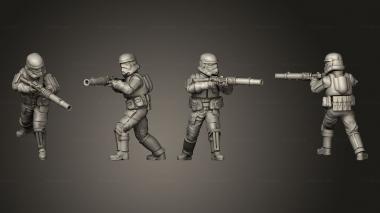 Military figurines remnant 27 3d model