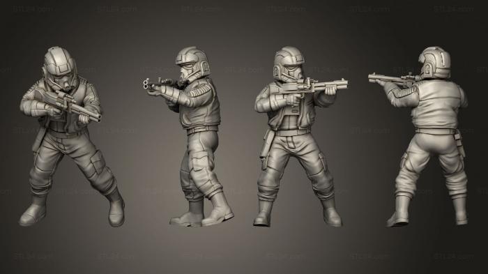 Military figurines (remnant 29, STKW_11447) 3D models for cnc