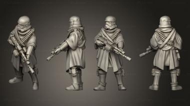 Military figurines remnant 30 3d model