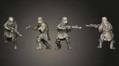 Military figurines remnant 31 3d model