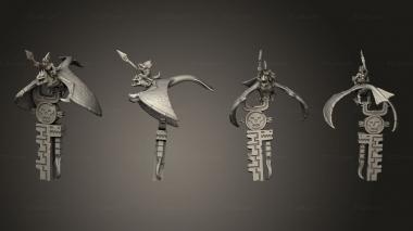 Military figurines reptilian flyers 2 01 3d model