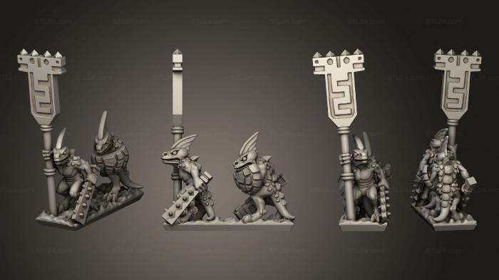 Military figurines (reptilian light infantry  27, STKW_11518) 3D models for cnc
