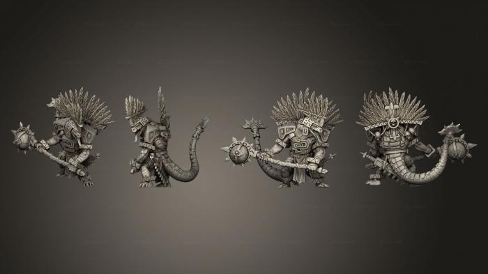 Military figurines (Reptolord, STKW_11545) 3D models for cnc