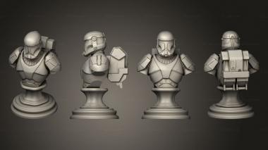 Military figurines Republic Commando 3d model