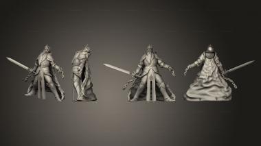 Military figurines Revenant King Fighting 3d model