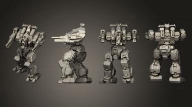 Military figurines RFL 3d model