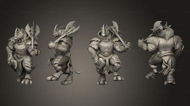 Military figurines Rhino Champion Drinking Large 3d model