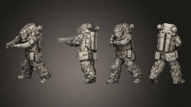 Military figurines Rhino Unit 3d model