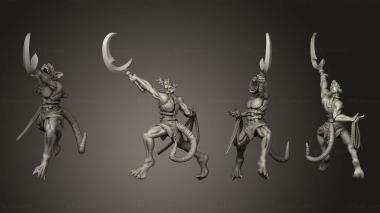 Military figurines Rider 01 3d model
