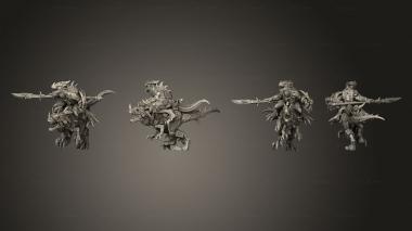 Military figurines Rider1 Detail 002 3d model