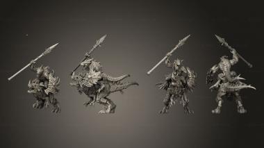 Military figurines Rider1 Detail 003 3d model