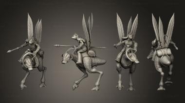 Military figurines Rider 03 3d model