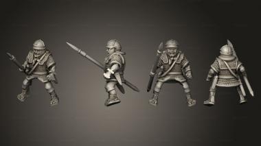Military figurines Rider 04 3d model