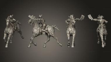 Military figurines Rider 05 3d model