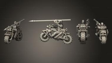Military figurines Rider 12 3d model