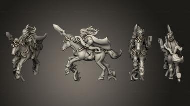 Military figurines Rider 13 3d model