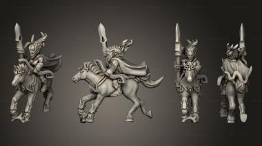 Military figurines Rider 14 3d model