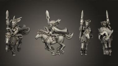 Military figurines Rider 15 3d model
