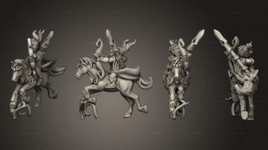 Military figurines Rider 16 3d model