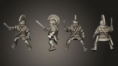 Military figurines RIDERS LEADER A 3d model