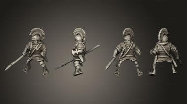 Military figurines RIDERS LEADER B 3d model