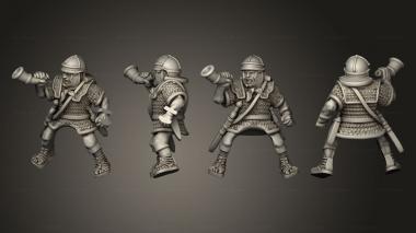 Military figurines RIDERS MUSICIAN A 3d model
