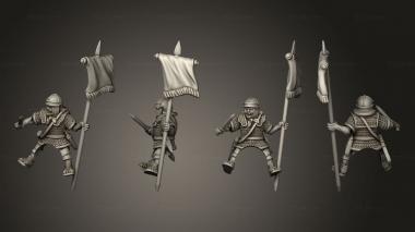Military figurines RIDERS STANDARD B 3d model