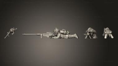 Military figurines RIFLE 03 3d model